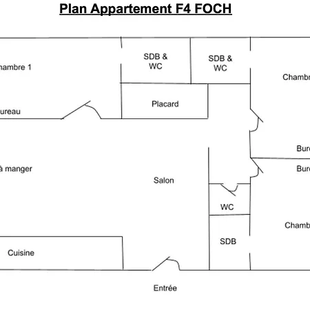 Magnifique F4 Foch Centre Proche Palais Appartement *